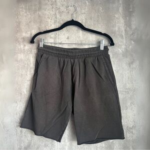 Boys H&M Cut Off Washed Black Sweat-shorts Size 20